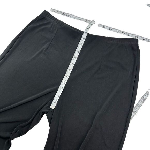 Chico’s black pull on knit pants size large short length - Picture 6 of 8